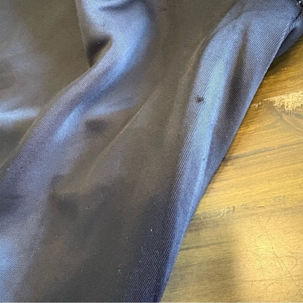 Givenchy Designer Black Pencil Skirt Sexy Sleek Runway Flawed Size 38 Gold Zip - Picture 8 of 13